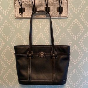 Dooney & Bourke Black Leather Tote